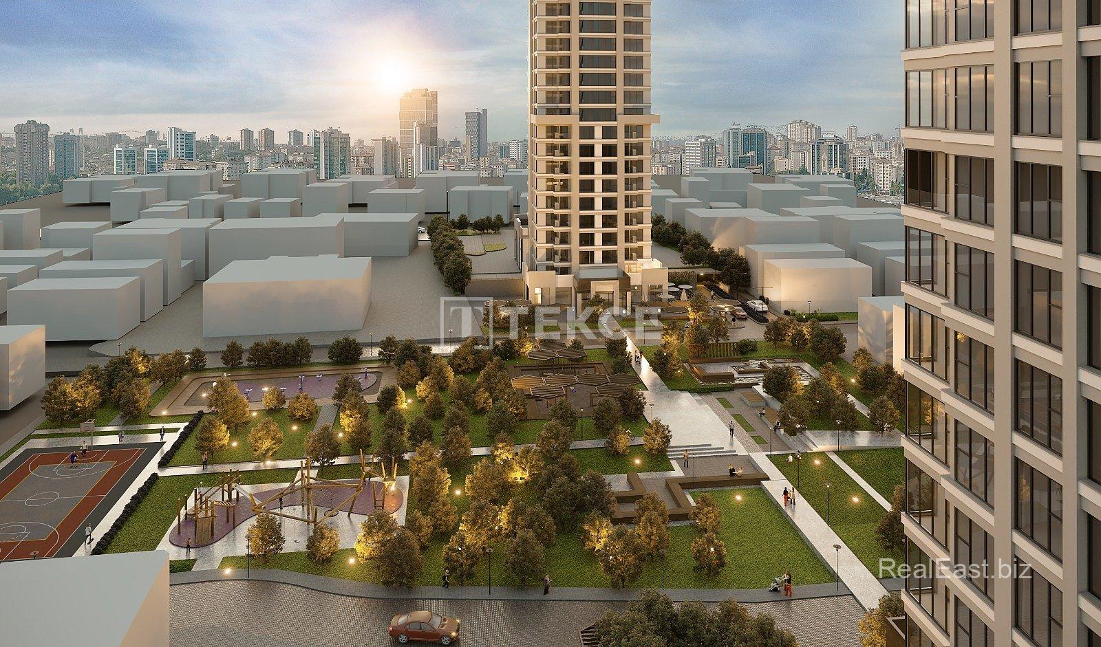 Contemporary Apartments with Scenic Views in Ataşehir, Istanbul